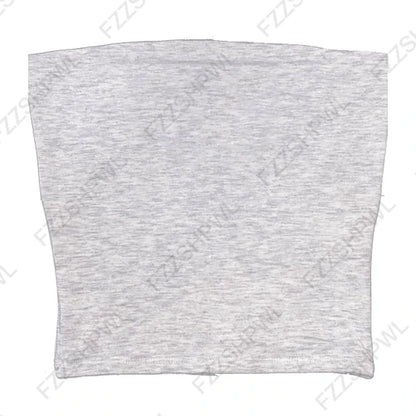 Solid Color Street Casual Versatile Women's Sleeveless Tube Top Tank Vest Retro Y2K Emo Girl Hip Hop Rock Slim Fit Sexy Crop Top