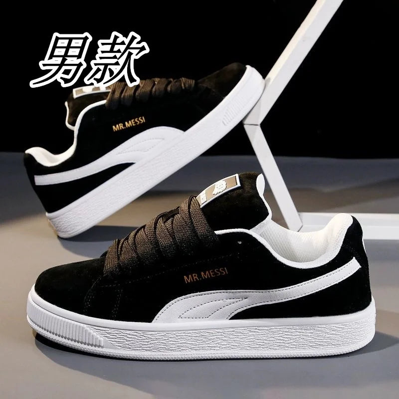 2026 New Men's Shoes Fashion Versatile Breathable Casual Shoes Anti Slip Thick Soled Board Shoes