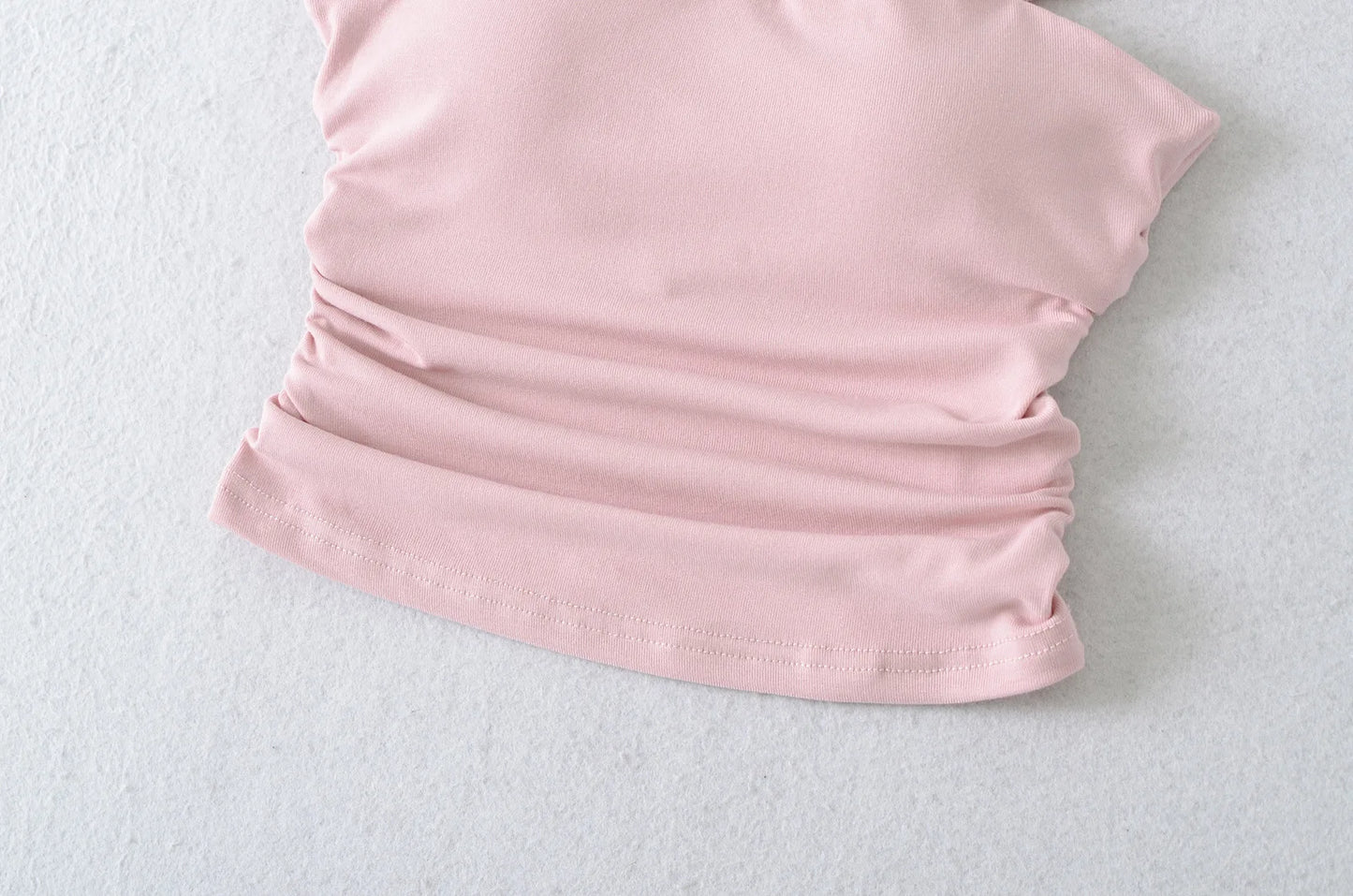 American Style 2025 Summer Multi-Wear Strapless Crop Top Women's Elastic Slim Fit Sexy Inner Short Wrap Chest Vest