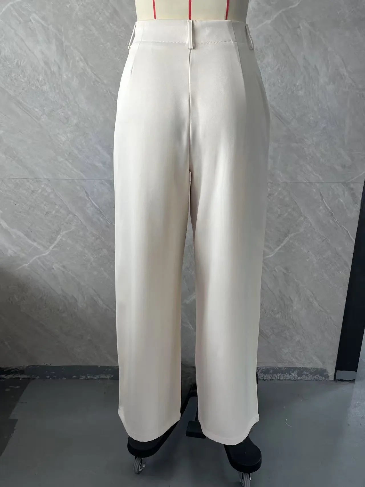Slim Wide Leg Pants Draped Straight Cut Women's Versatile Summer Casual Suit Trousers High Waist Narrow Version Drapey