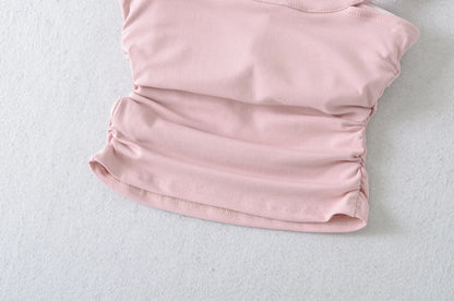 American Style 2025 Summer Multi-Wear Strapless Crop Top Women's Elastic Slim Fit Sexy Inner Short Wrap Chest Vest